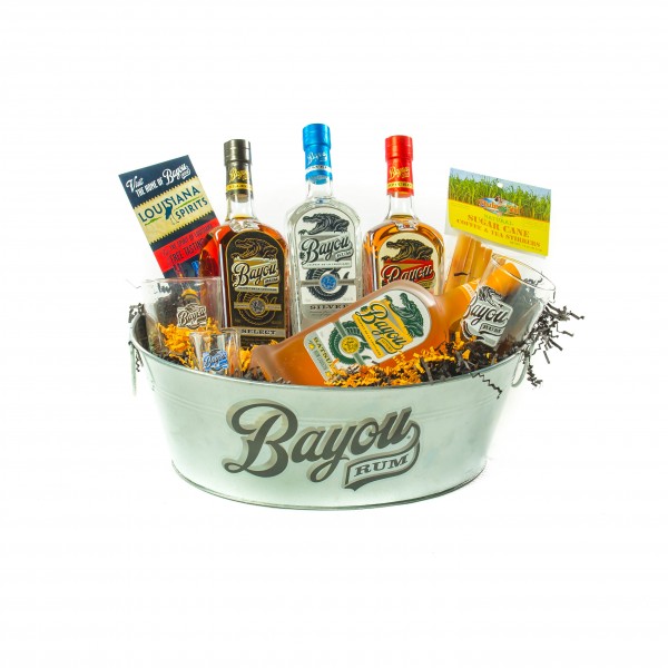 Bayou Party Tin Cajun gift baskets New Orleans gift baskets
